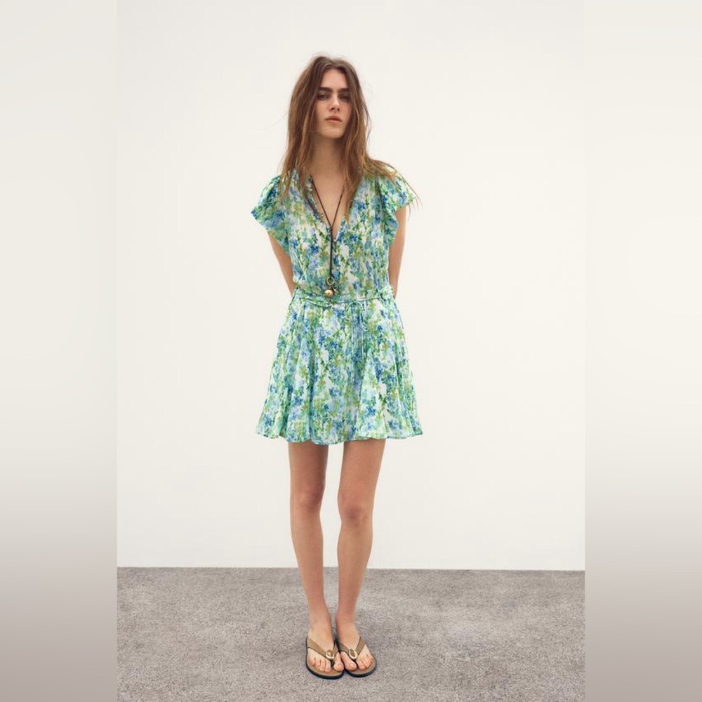 Zara women’s printed dress